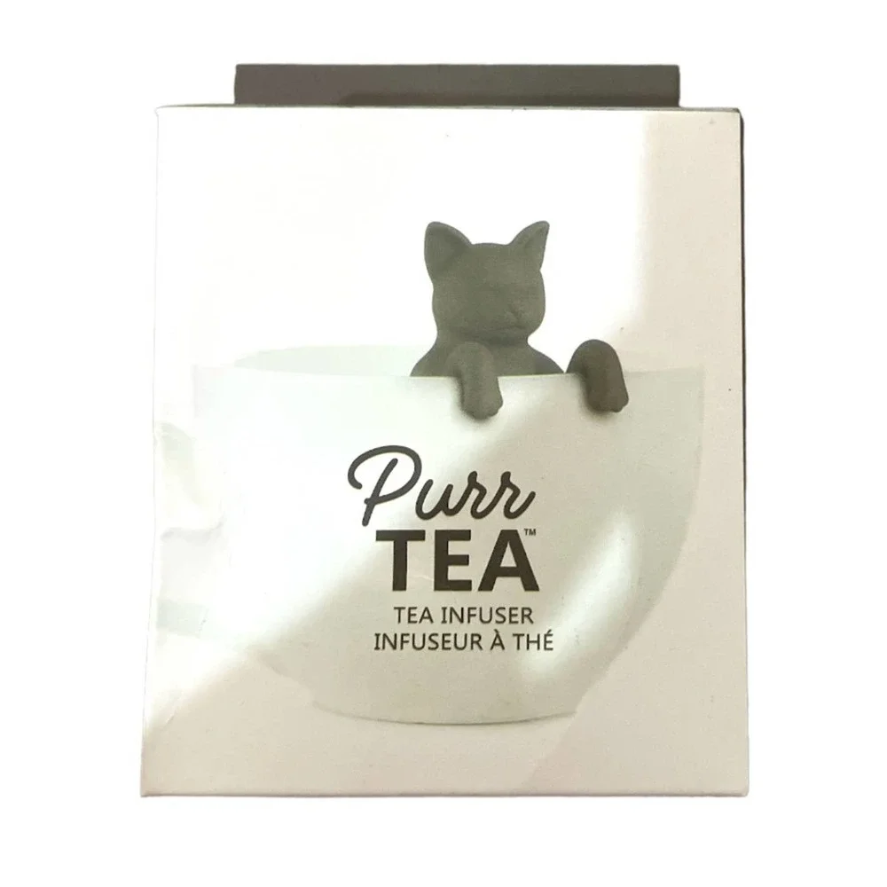 1pc Silicone kitten Design Tea Filter